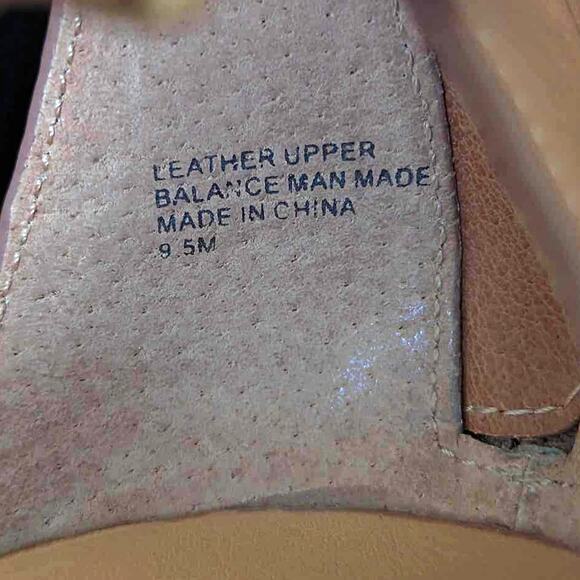 Kelsi Dagger Arlington Gladiator Sandal Almond Leather KDB Wedge Heel Womens 9.5 - Picture 5 of 7